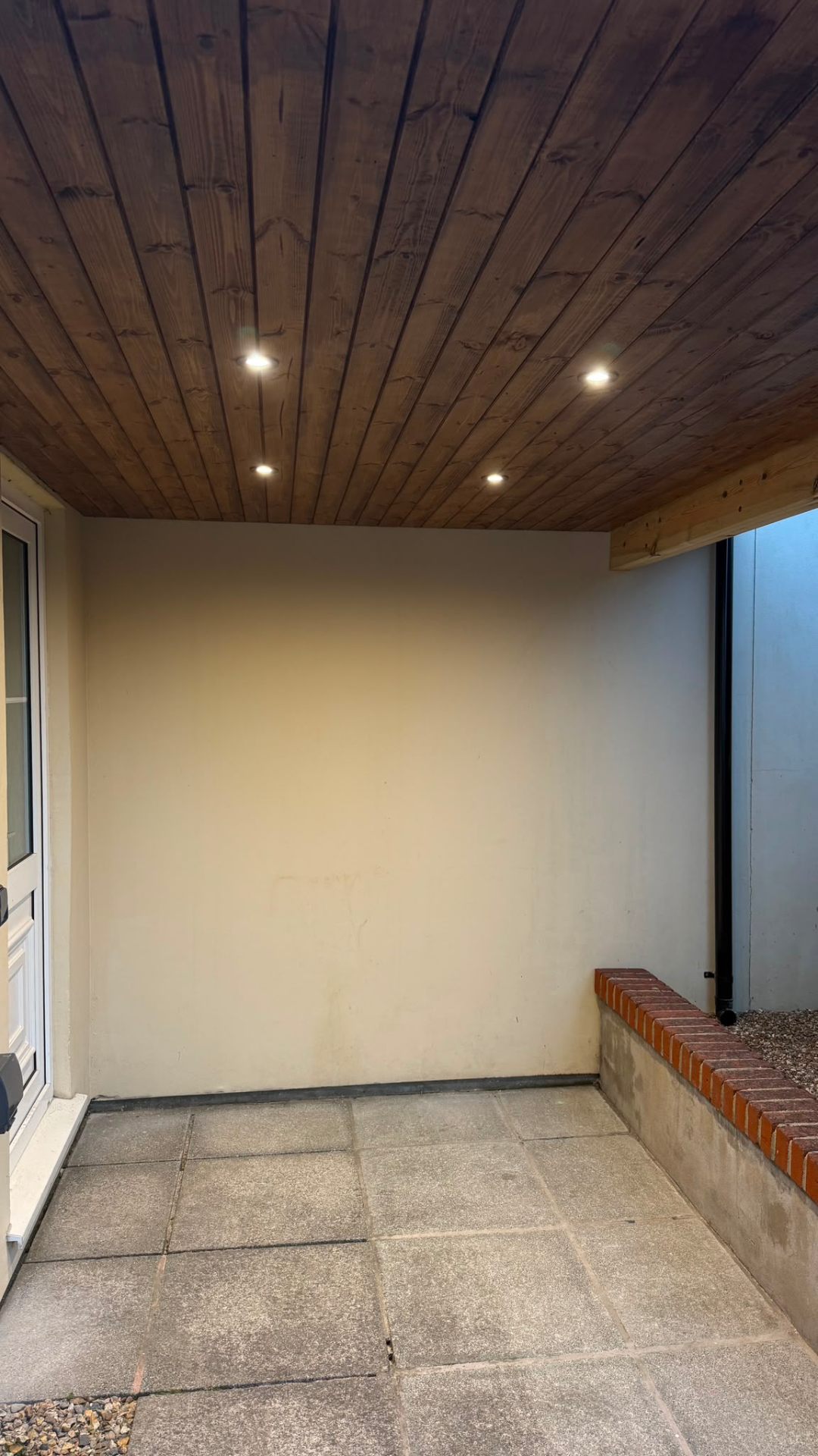 Clad Canopy Soffit & Lighting