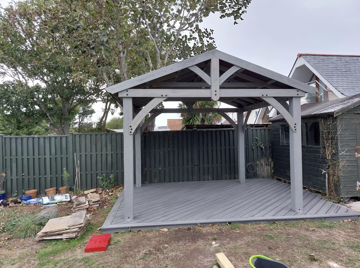 Pitched Timber Pergola